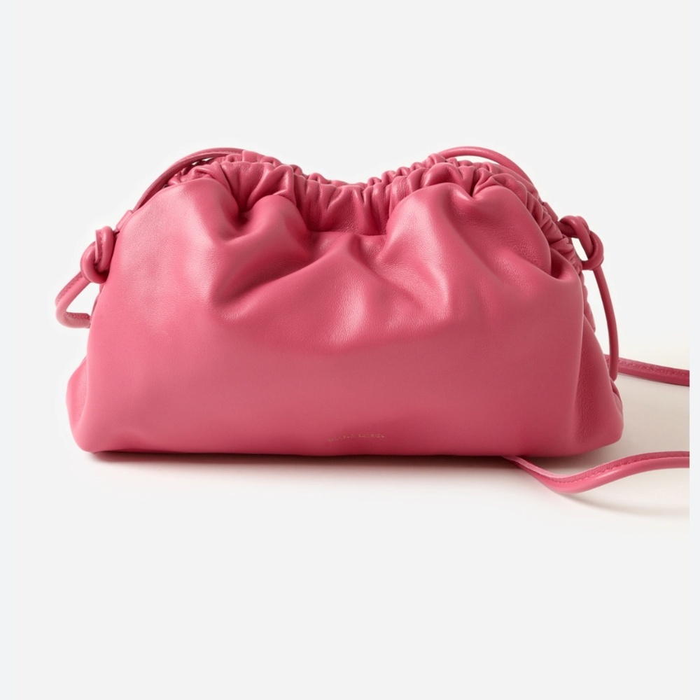 Mansur Gavriel Cloud Mini Leather Clutch Bag